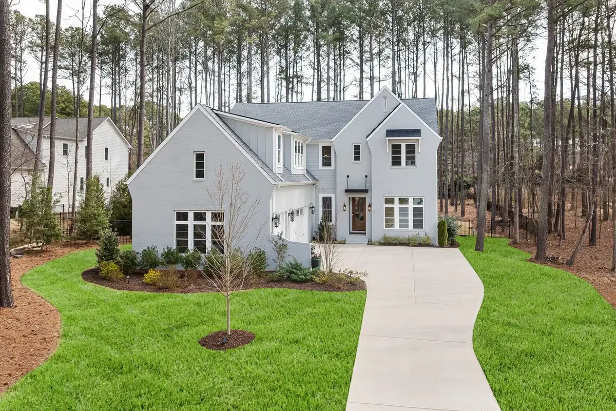Front of the house in the pines, original